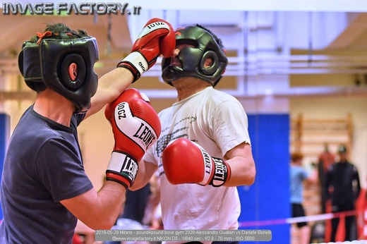 2019-05-29 Milano - pound4pound boxe gym 2328 Alessandro Guatieri vs Daniele Bonelli